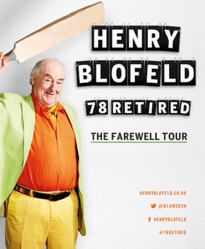 Henry Blofeld 78 Retired Home Page Image