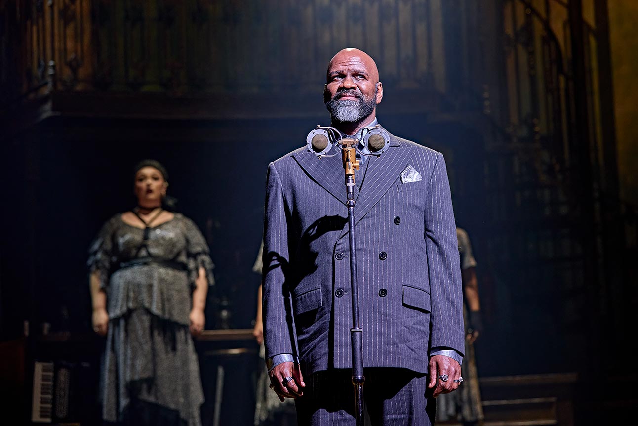 Chris Jarman as King Hades in Hadestown
