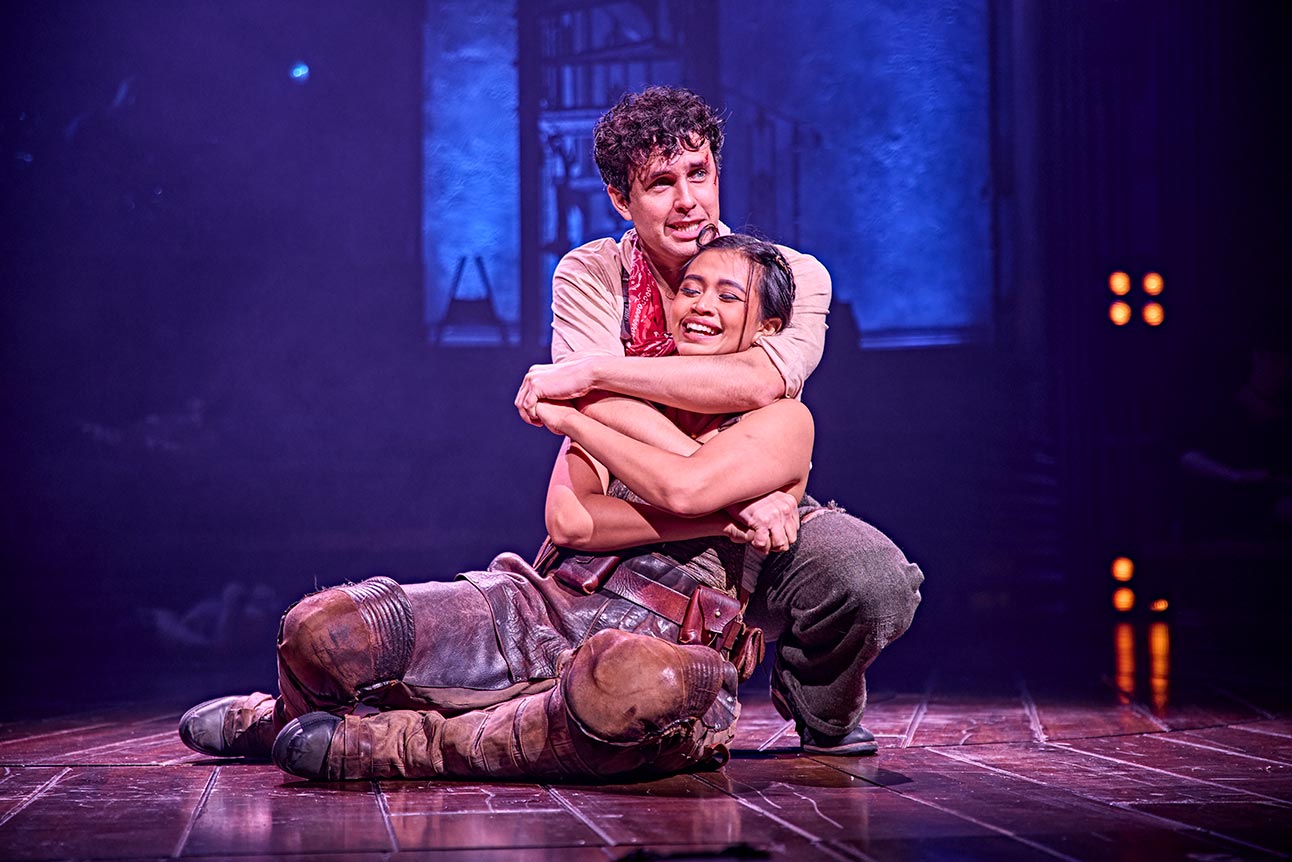 Desmonda Cathabel and Dyland Wood in Hadestown