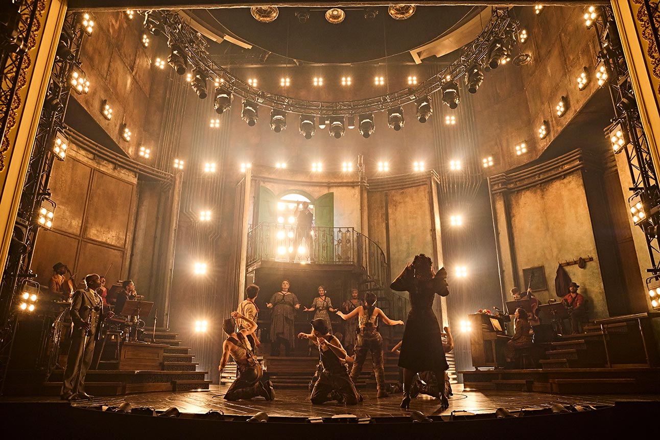 The cast of Hadestown