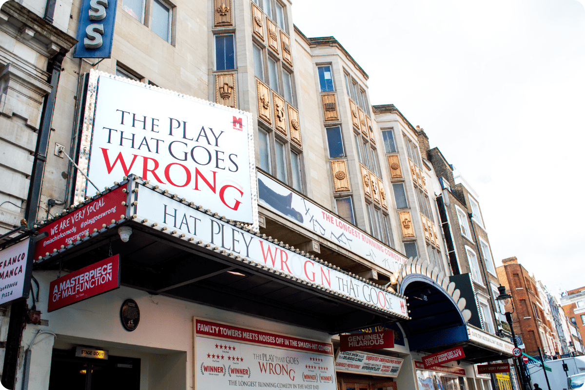 The Play That Goes Wrong Relaxed Performance 3 Duchess Theatre Oct 2025