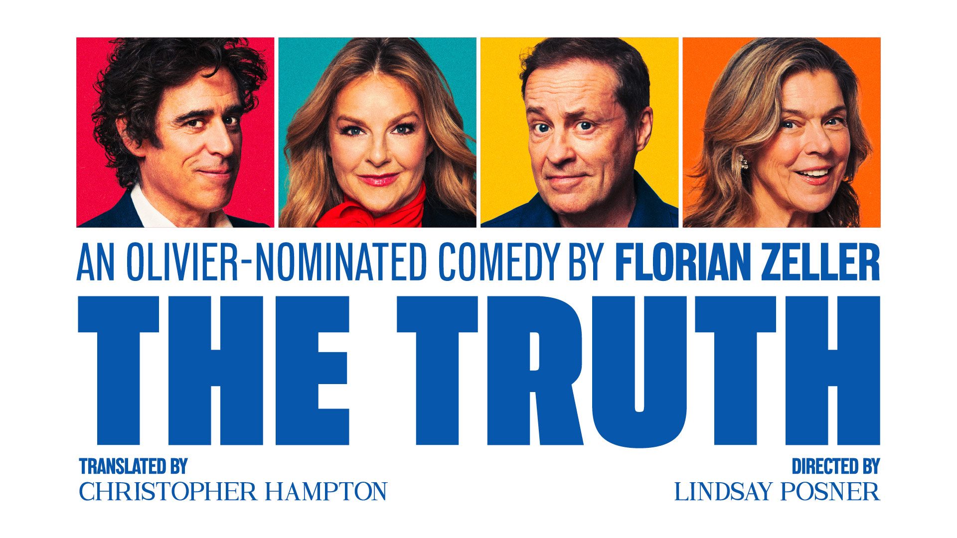 Stephen Mangan, Ardal O’Hanlon, Sarah Hadland and Janie Dee in Florian Zeller's The Truth