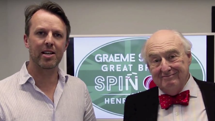 Graeme Swann_Henry Blofeld Video Image