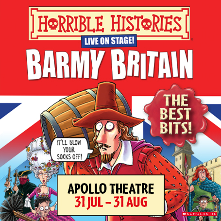 HORRIBLE HISTORIES: BARMY BRITAIN – THE BEST BITS poster art